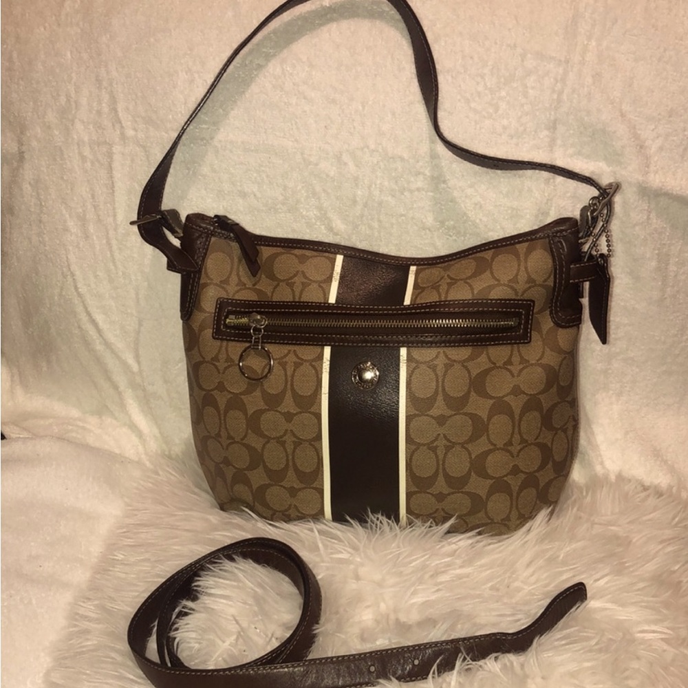 Coach Signature Two Way Bag